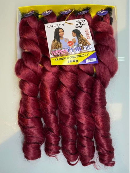 FRENCH  CURL BRAID 400G BUG
